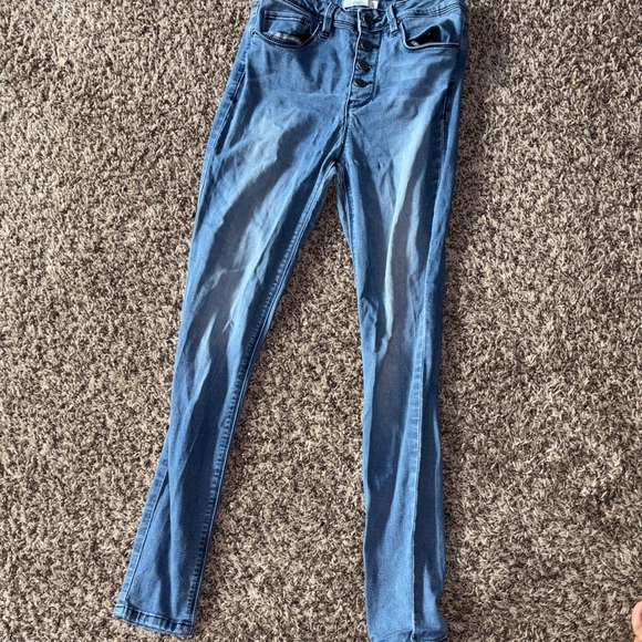 YMI Women's High Rise Blue Jeans - Picture 1 of 4